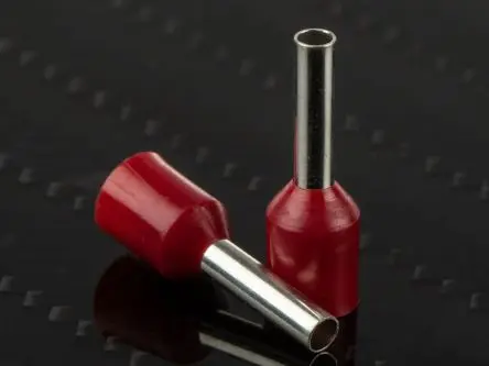 Produktfoto 1 von RS PRO Aderendhülsen-Crimp, Stift ø 2.0 mm, Rot, Nylon, 8.0 mm, 14.5mm, Isoliert, 16 AWG max.