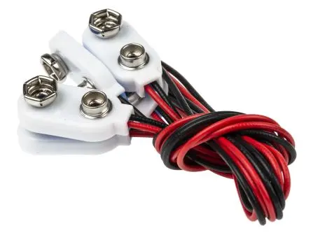 RS PRO Druckknopf Batteriekontakt für 9 V PP3-Batterien, 1-zellig