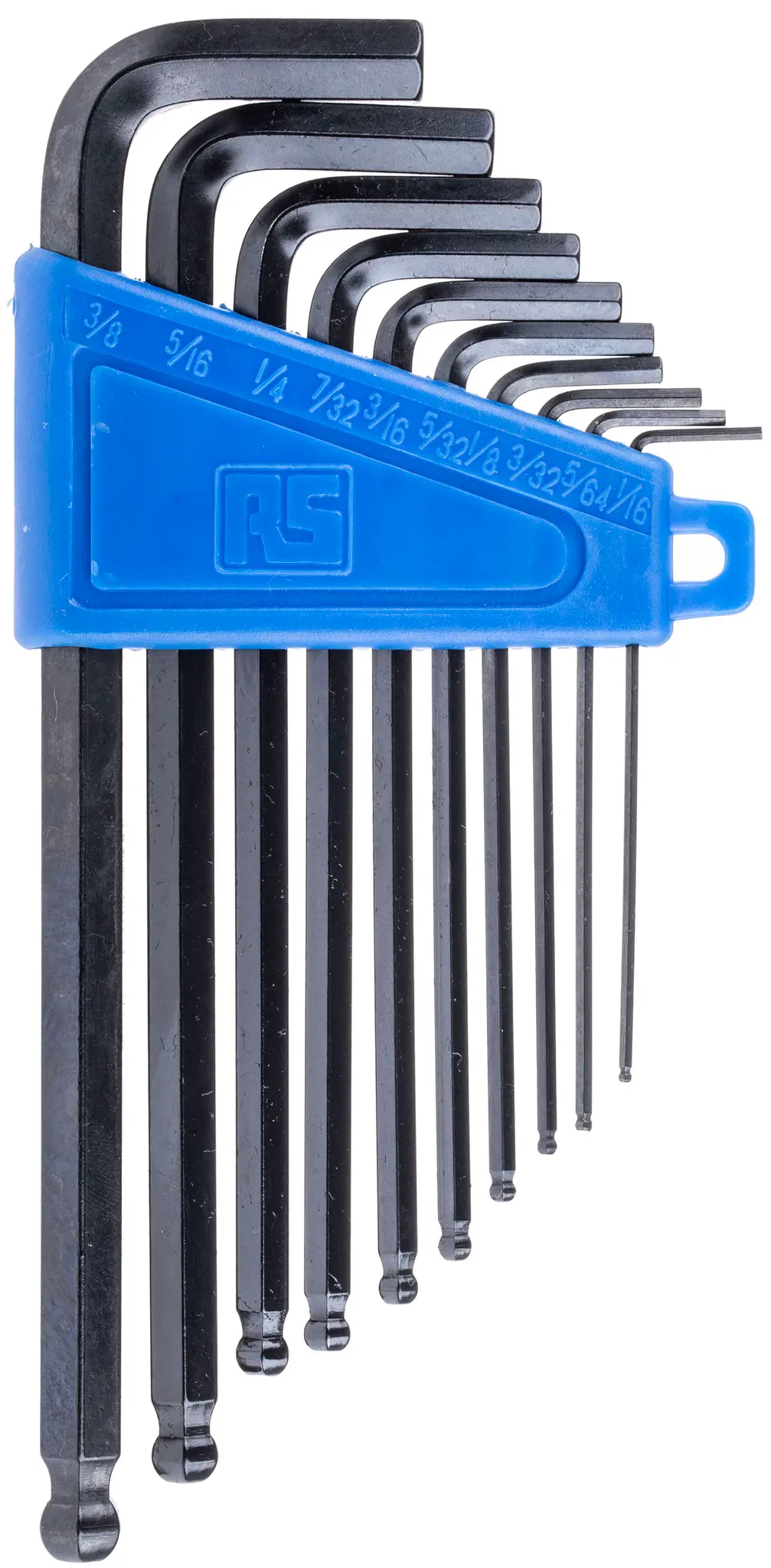 Produktfoto 1 von RS PRO zöllig  Innensechskant-Schlüssel, Satz 10-teilig 1/16 → 3/8Zoll L-Form lang