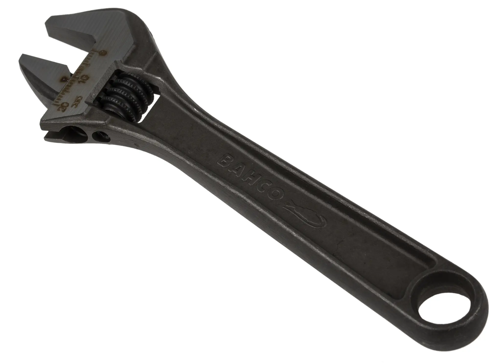 Bahco Schraubenschlüssel Rollgabelschlüssel Nicht parkend, Metall Griff, Backenweite 20 mm, / Länge 155 mm