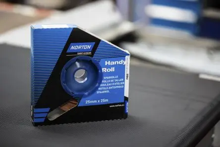 Produktfoto 1 von Norton Schleifpapier, Aluminiumbeschichtet, Sehr Fein Grad, Korngröße P400, 25 m 25mm