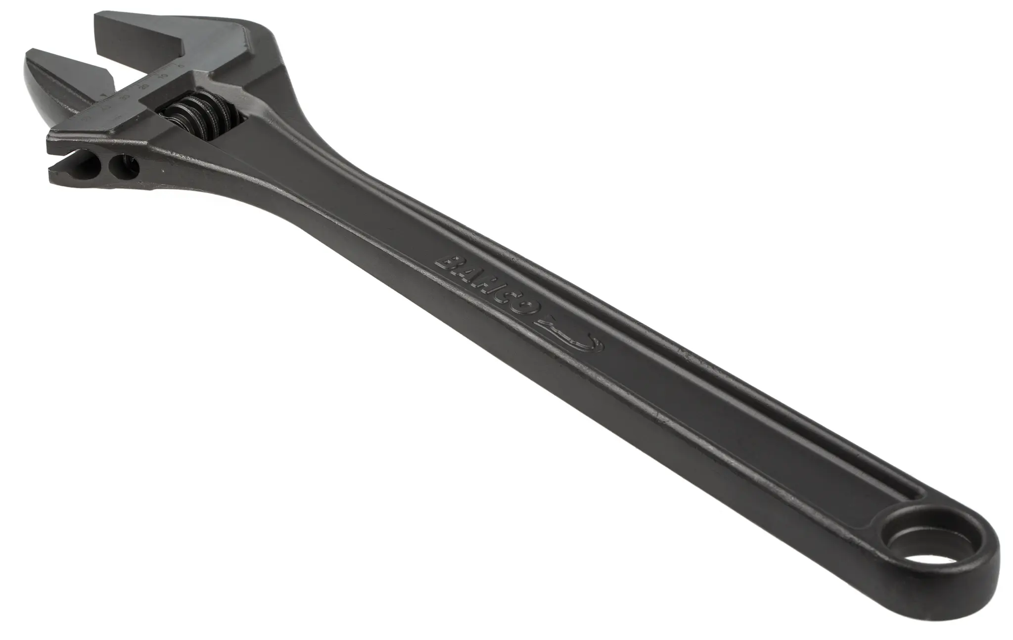 Produktfoto 1 von Bahco Schraubenschlüssel Einstellbar Nicht parkend, Metall Griff, Backenweite 53 mm, / Länge 455 mm