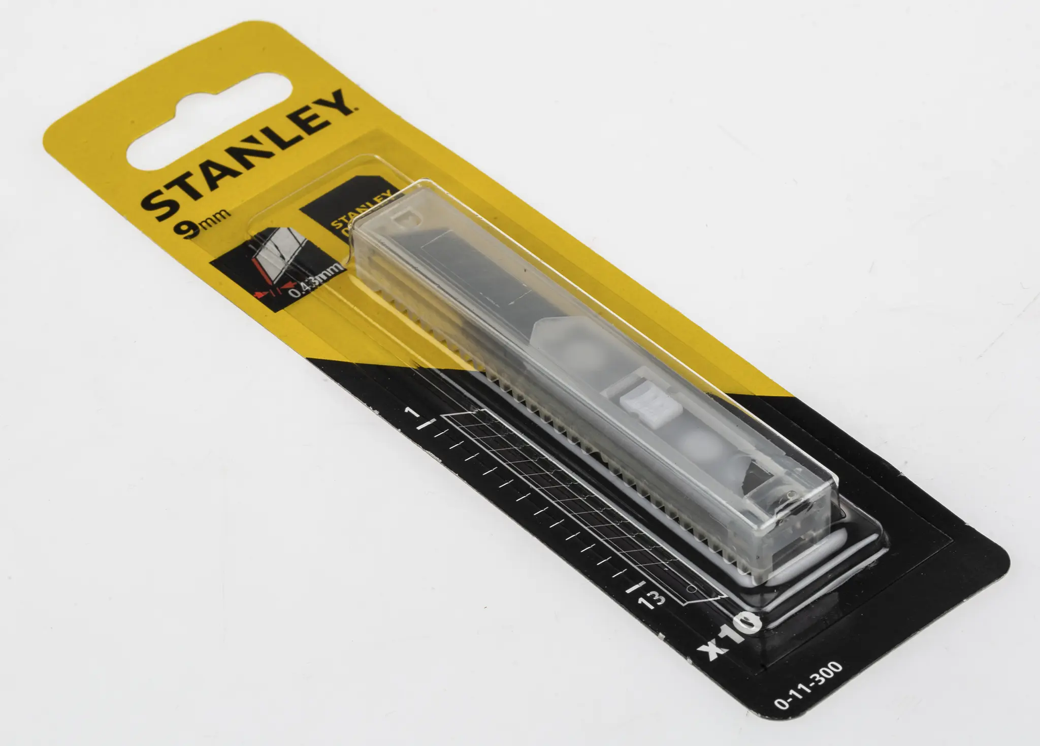 Produktfoto 1 von Stanley Abreißklinge Flach 9 mm 10-teilig