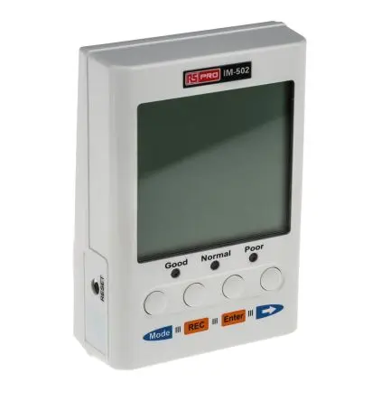 Produktfoto 1 von RS PRO IM-502 Datenloggerfunktion LCD Luftqualitätsüberwachung 50 °C, CO2 bis 9999 ppm, bis 50 °C, Netz-betrieben / 95