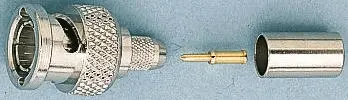 Produktfoto 1 von Telegärtner BNC Stecker Koaxialsteckverbinder BNC-Steckverbinder, Kabel, für RD-316-Kabel, 50 Ω Crimpbefestigung,