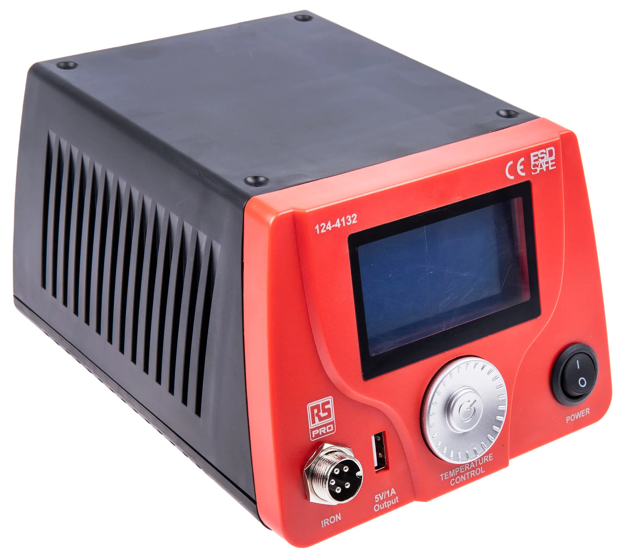 Produktfoto 1 von RS PRO Lötstation, Typ F - Schutzkontakt-Stecker, Typ G - UK 3-polig Löten 60W / 220 → 240V LCD