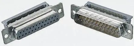 Produktfoto 1 von 3M 8200 D-Sub-Steckverbinder gewinkelt, 50-polig 2.74 mm Raster, Kabel Stecker, mit 4 bis 40 UNC Gewindeeinsatz
