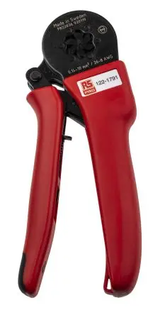 Produktfoto 1 von RS PRO 4300 Crimp-Werkzeug 0.14 To 10 mm² für Aderendhülsen, 176mm