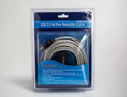 Produktfoto 1 von RS PRO USB-Verlängerungskabel, 12 m, USB 2.0, USB 1-Port
