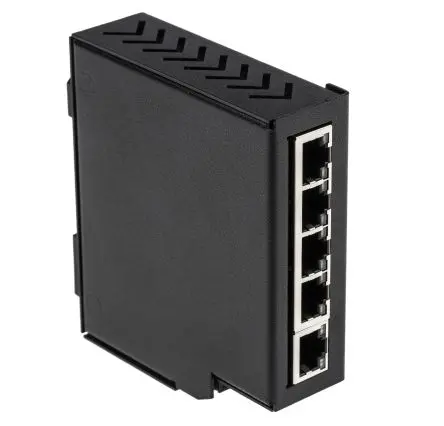 Produktfoto 1 von RS PRO Ethernet-Switch 5-Port Unmanaged 100Mbit/s
