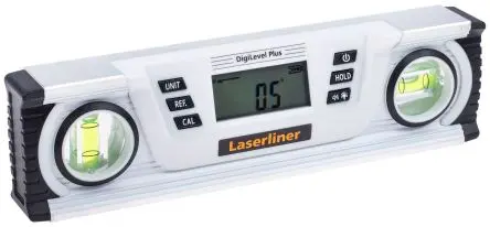 Produktfoto 1 von Laserliner LCD-Neigungsmesser, Typ Digital, 240 mm, 2 Libelle/n Magnetisch, ±1 mm/m