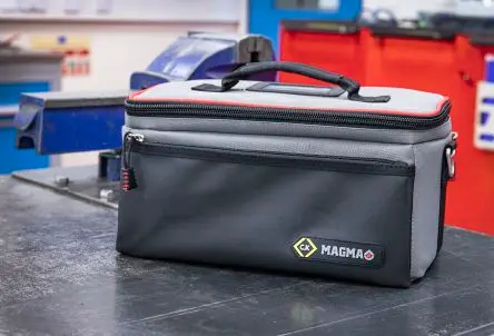Produktfoto 1 von CK Polyester Werkzeugtasche mit Reißverschluss, 240mm x 350 mm x 180 mm Schultergurt