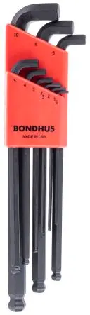 Produktfoto 1 von Bondhus Sechskantschlüsselsatz 9 L Metrisch Lang 1.5 → 10 mm
