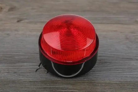 Produktfoto 1 von RS PRO Xenon Filament/Warnsummer Signalleuchte 72V ac Rot Mit Gewindebolzen, Oberfläche, Ø 76 mm x 50 mm IP64