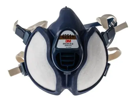 Produktfoto 1 von 3M 4251+ FFA1P2 R D Atmenschutz-Halbmaske One Size, Atmenschutz-Halbmaske, Blau, Weiß