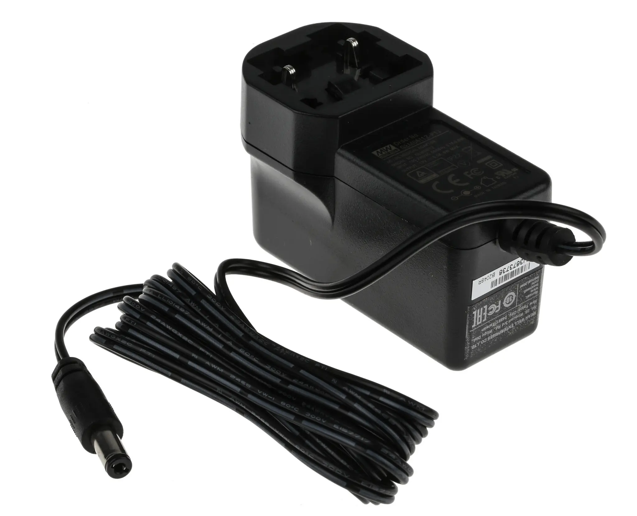 Produktfoto 1 von MEAN WELL Steckernetzteil 6W, 80 → 264V ac, 5V dc / 1.2A Medizin-Zulassung
