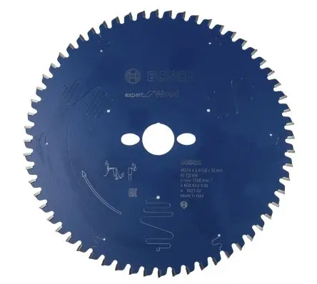 Produktfoto 1 von Bosch 60 Wolframcarbid Holz Kreissägeblatt, Ø 254 mm 1