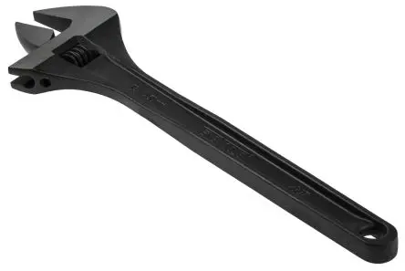 Produktfoto 1 von Teng Tools Schraubenschlüssel Einstellbar, Metall Griff, Backenweite 60 mm, / Länge 450mm