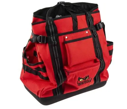 Produktfoto 1 von Teng Tools Polyester Rucksack mit Reißverschluss, 380mm x 130 mm x 430 mm Schultergurt