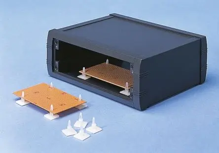 Produktfoto 1 von METCASE Leiterplatten-Clips Nylon, für Mettec-Gehäuse 18 mm 20 mm 18mm