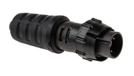 Produktfoto 1 von Switchcraft EN3 Standard Rundsteckverbinder Stecker 2-polig Stecker 7.5A Kabel, Kabel IP68, IP69K