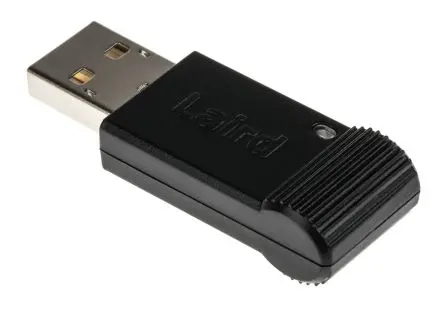 Produktfoto 1 von Ezurio Bluetooth-Dongle, Typ USB Klasse 1, Typ Adapter 4.0 + EDR 3 Mbps