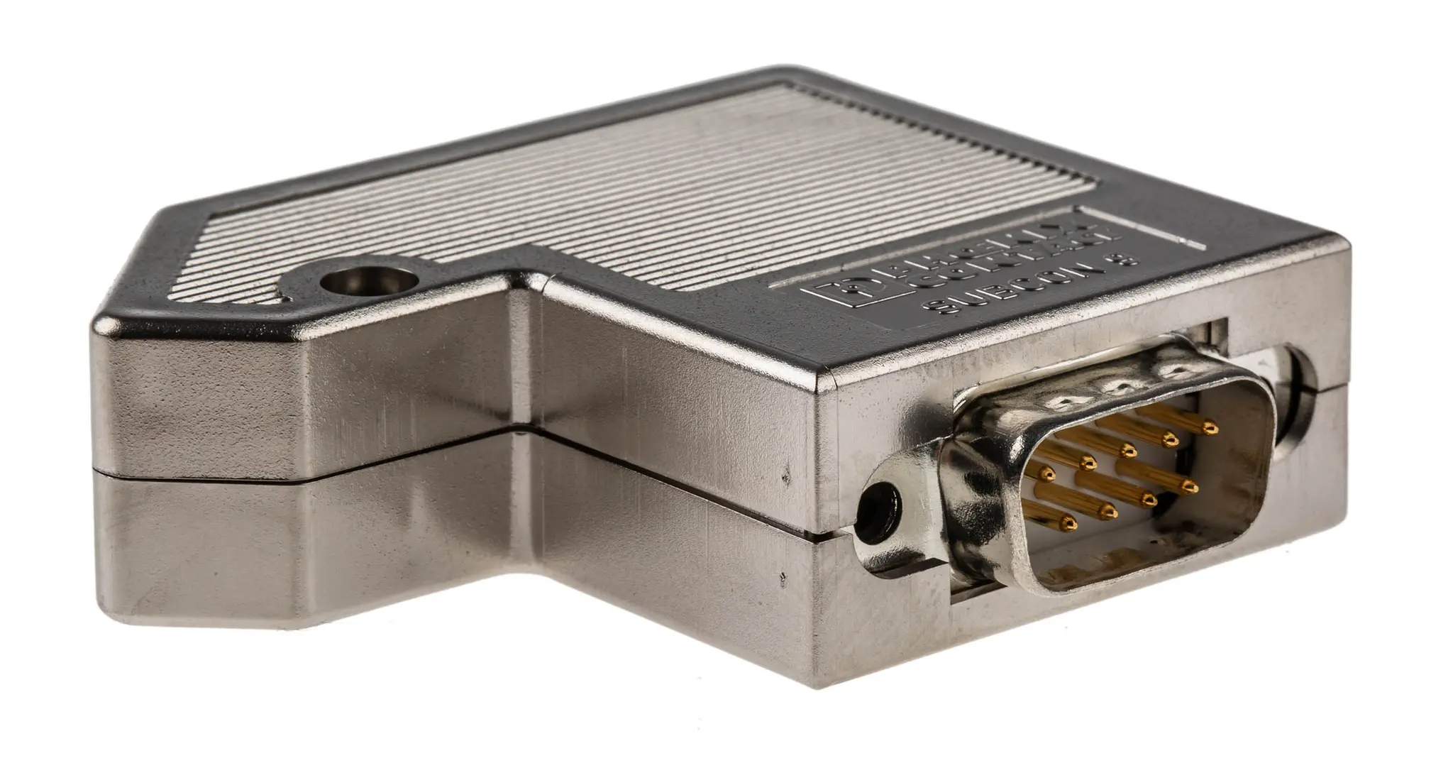 Produktfoto 1 von Phoenix Contact SUBCON 9/M-SH D-Sub-Steckverbinder D gewinkelt, 9-polig 2.77 mm Raster, Kabel Stecker, mit