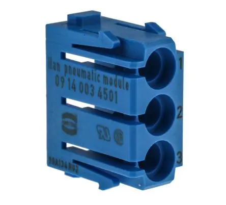 Produktfoto 1 von HARTING HAN Modular Modul für robusten Stromversorgungsstecker Stecker, 3-polig, Kabel, Steckverbindermodul