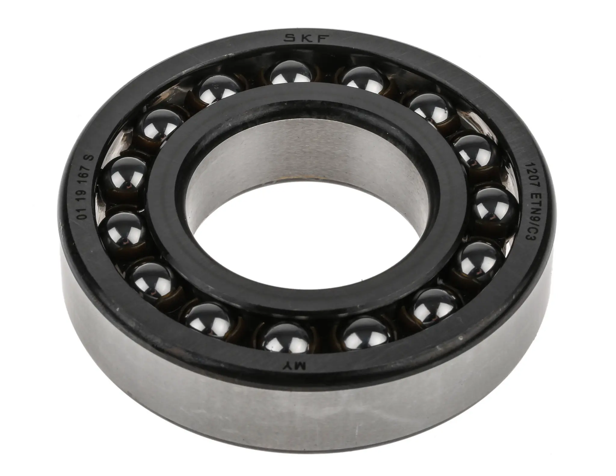 Produktfoto 1 von SKF 2-reihig Kugellager, Innen-Ø 35 mm / Außen-Ø 72 mm Außen-ø , Breite 17 mm