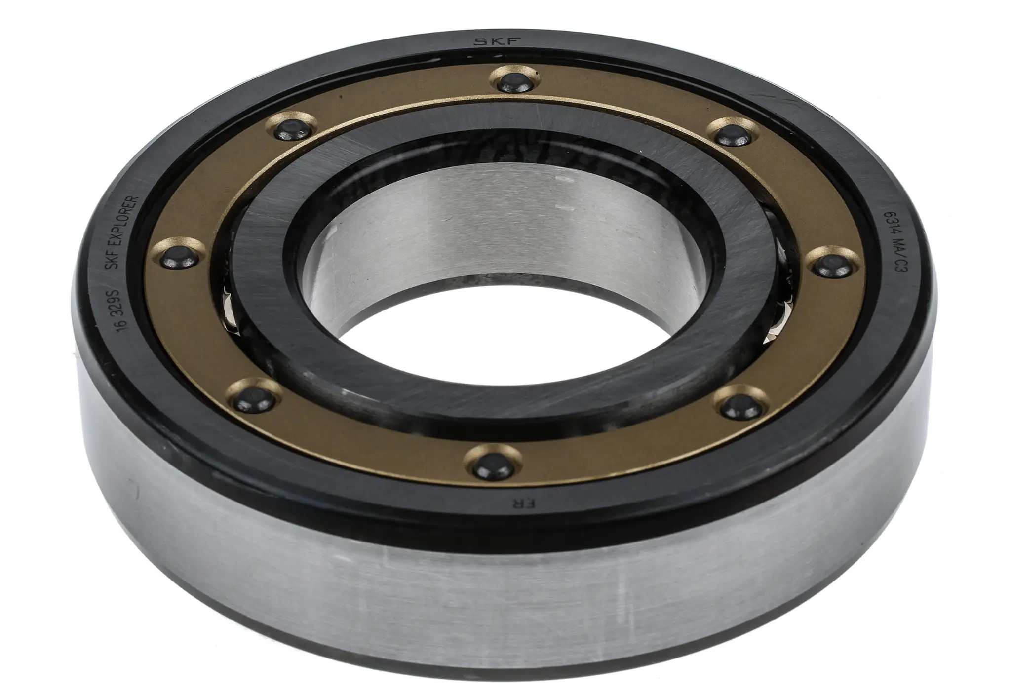 Produktfoto 1 von SKF 1-reihig Kugellager, Innen-Ø 70 mm / Außen-Ø 150 mm Außen-ø , Breite 35 mm