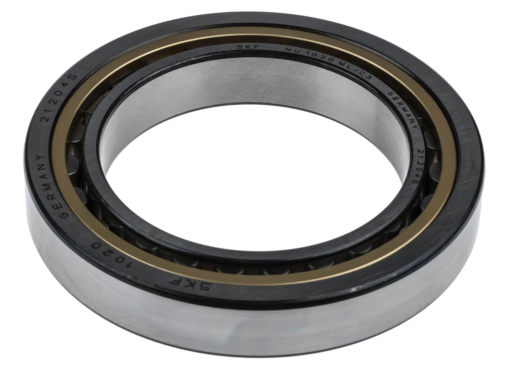 Produktfoto 1 von SKF Rollenlager Zylindrisch 1-reihig Stahl 100 kN C3 NU / Außen-Ø 150 mm Außen-ø  114 kN 7500rpm, Innen-Ø 100 mm, Breite