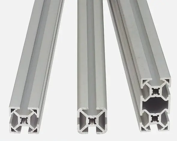 Produktfoto 1 von FlexLink Silber Xd Aluminium Strebenprofil 44 x 44 mm, 3-fach Nut 5.6 mm, Länge 2000 mm XD
