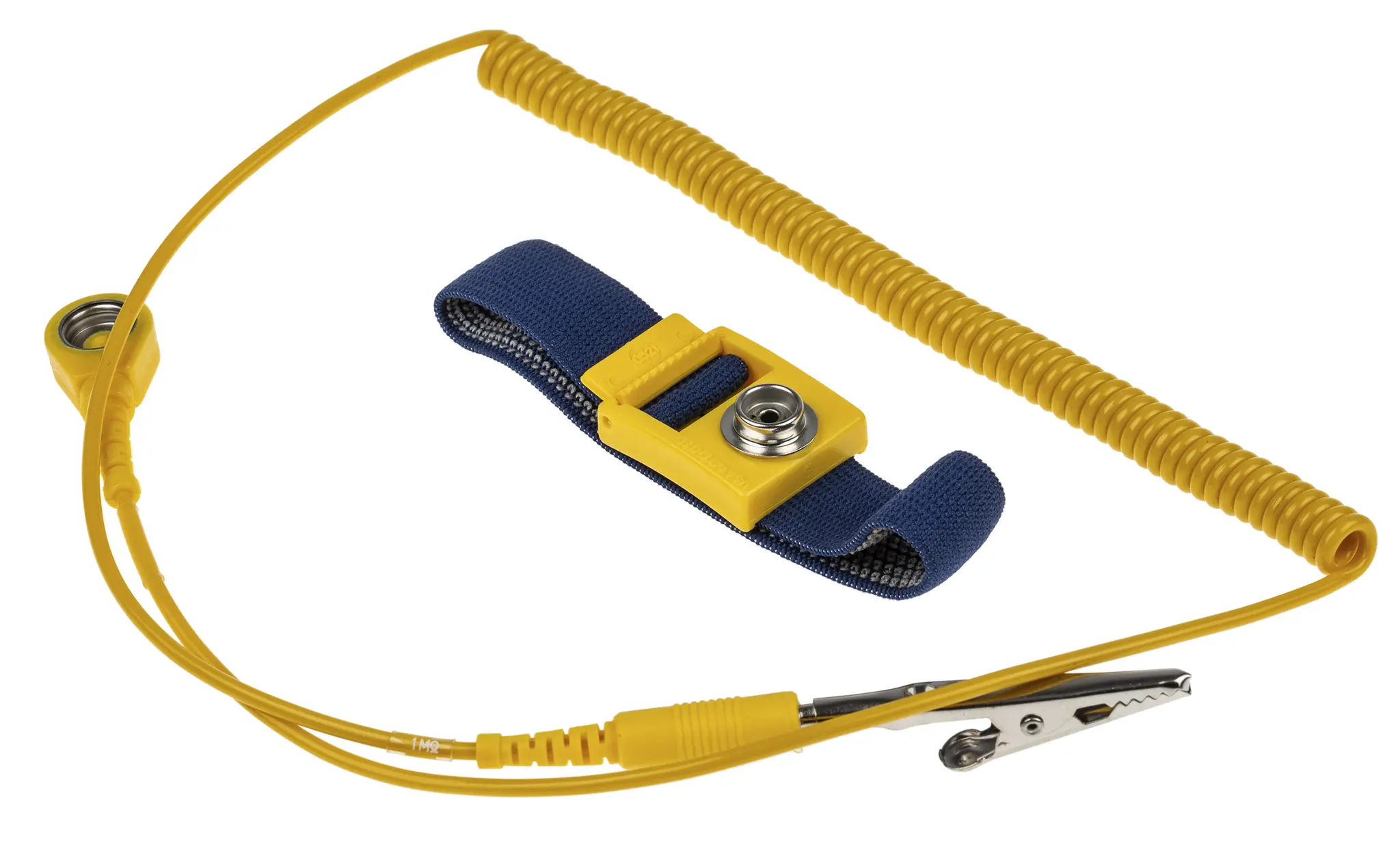 Produktfoto 1 von RS PRO Antistatik-Erdungsarmband und -Kabelsatz Antistatik-Erdungsarmband und -Kabelsatz Bananenstecker mit