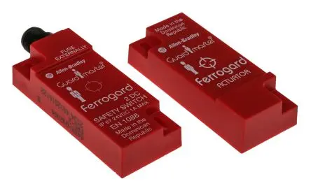 Produktfoto 1 von Guardmaster 440N Magnetisch Micro-QD, 4-polig Berührungsloser Sicherheitsschalter 24V dc aus Kunststoff, Öffner,