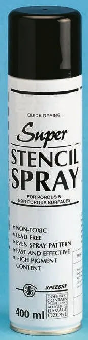 Produktfoto 1 von Inktek Schablonen-Spray 400 ml Rot