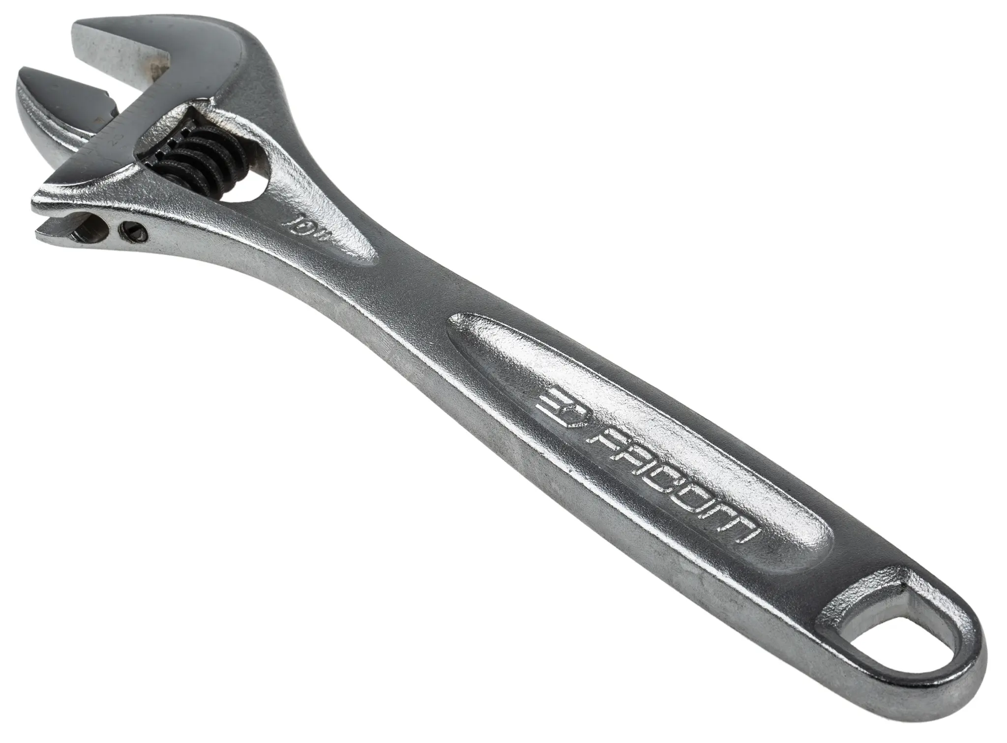 Produktfoto 1 von Facom Schraubenschlüssel Rollgabelschlüssel, Metall Griff, Backenweite 30 mm, / Länge 255 mm