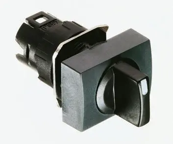 Produktfoto 1 von Schneider Electric Harmony Wählschalterkopf Schwarz 2-Positionen 16mm Standardgriff Rastend