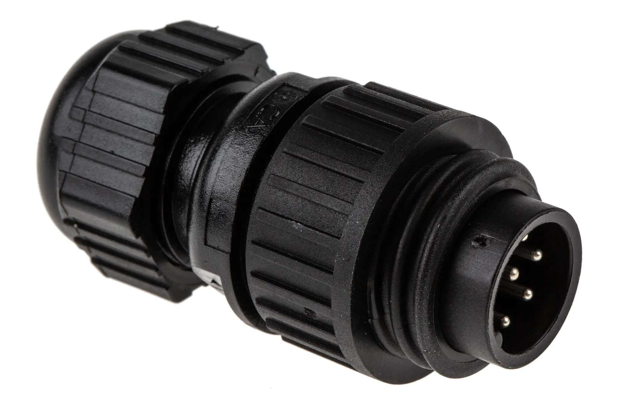 Produktfoto 1 von Hirschmann CA 30.6 mm M22 Rundsteckverbinder Stecker 6-polig Stecker 10A Kabel IP40