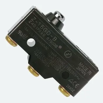 Produktfoto 1 von Omron Z Endschalter, Stößel 1-poliger Umschalter, IP00, Duroplastisches Harz 500V ac 15A