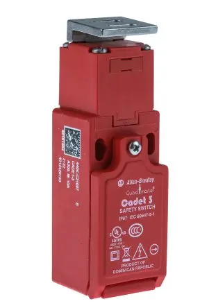 Produktfoto 1 von Allen Bradley Guardmaster 440K Sicherheitsschalter Mit Schlüssel Verriegelung Betätiger inklusive 3 Öffner