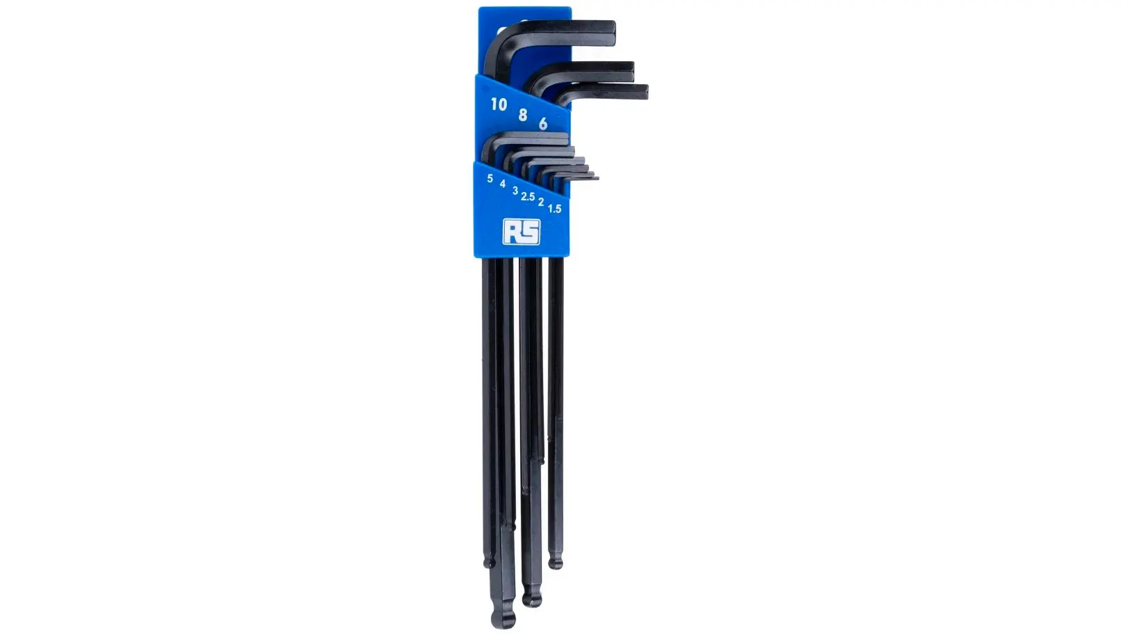 Produktfoto 1 von RS PRO metrisch  Innensechskant-Schlüssel, Satz 9-teilig 1.5 → 10mm L-Form