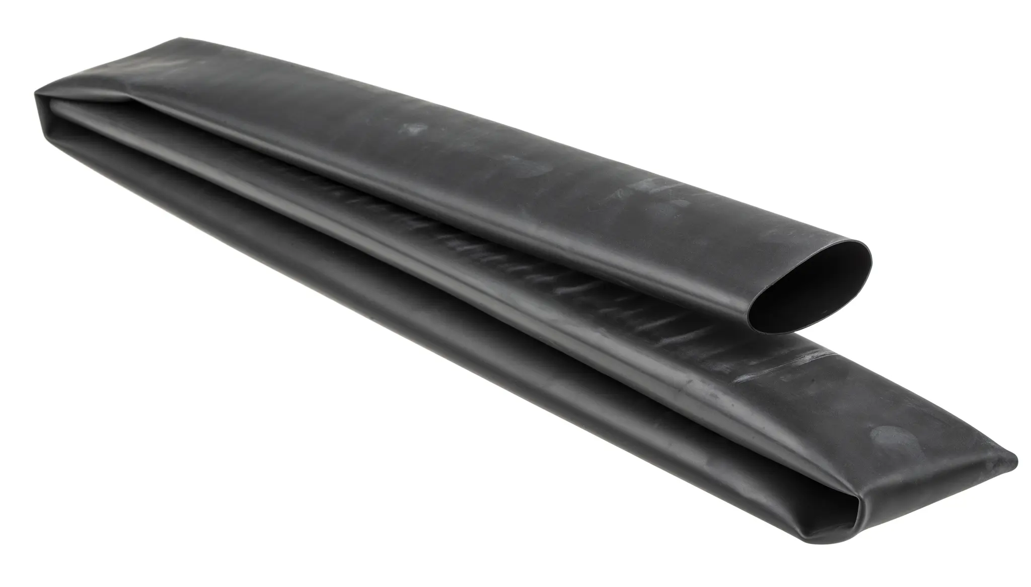 Produktfoto 1 von RS PRO Wärmeschrumpfschlauch, Polyolefin Schwarz, Ø 40 mm Schrumpfrate 3:1, Länge 1.2m
