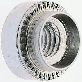 Produktfoto 1 von Hank Nietmutter M2, Loch ø 3.5mm, Nennaussen ø 5mm, 1.1mm / 1.4mm