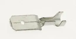 Produktfoto 1 von JST Tab-on Tab Flachsteckhülse, Silber, Unisoliert, 6.35 x 0.8 mm, Stecker, 20 AWG min, 14 AWG