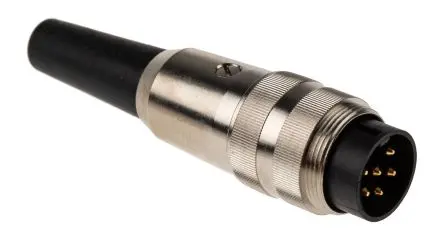 Produktfoto 1 von Lumberg SV M16 DIN-Stecker Gerade 6-polig, DIN EN 60529, 250V ac 5A IP40 Kabel, Schrauben Stecker
