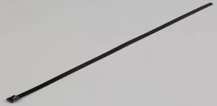 RS PRO Edelstahl mit Polyesterbeschichtung Kabelbinder Kugelverschluss Metallisch 7.9mm x 520 mm