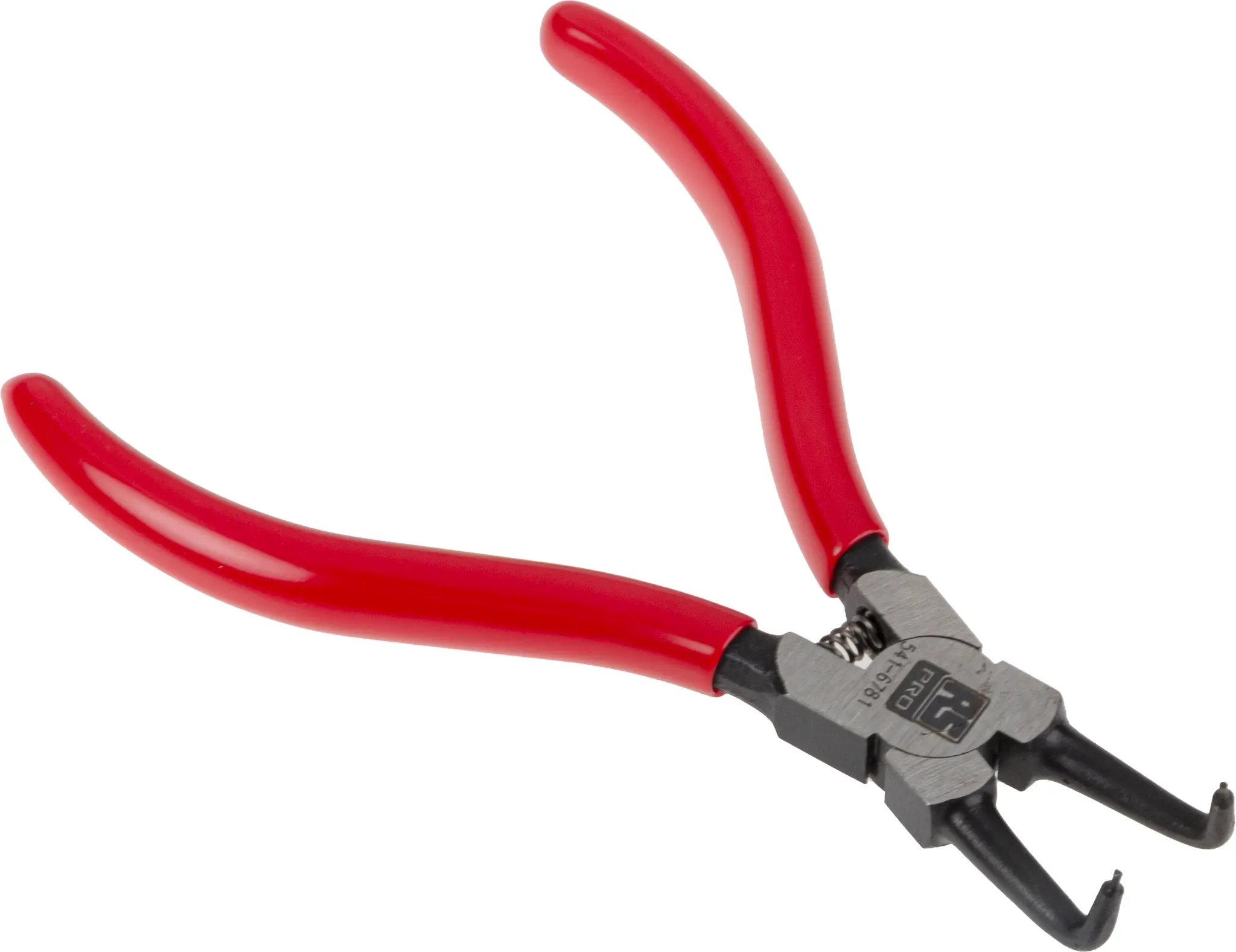 Produktfoto 1 von RS PRO Sicherungsringzange / Backen 25mm Gebogene Spitze 125 mm 3 To 10 mm Schließer (NO)