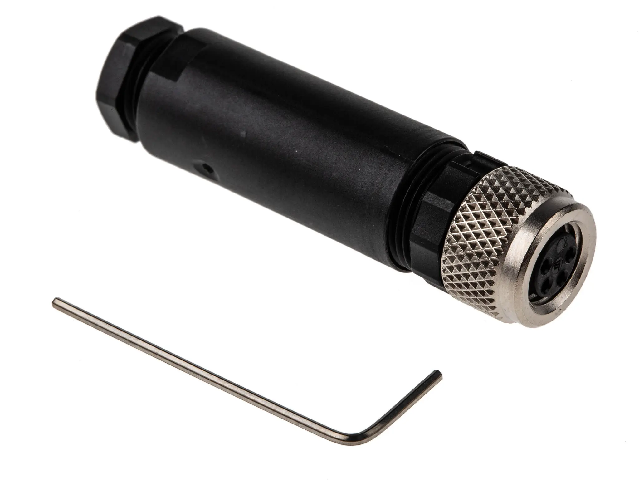 Produktfoto 1 von Phoenix Contact SACC M8 M8 Rundsteckverbinder Buchse 4-polig Stecker 4A Kabel IP40