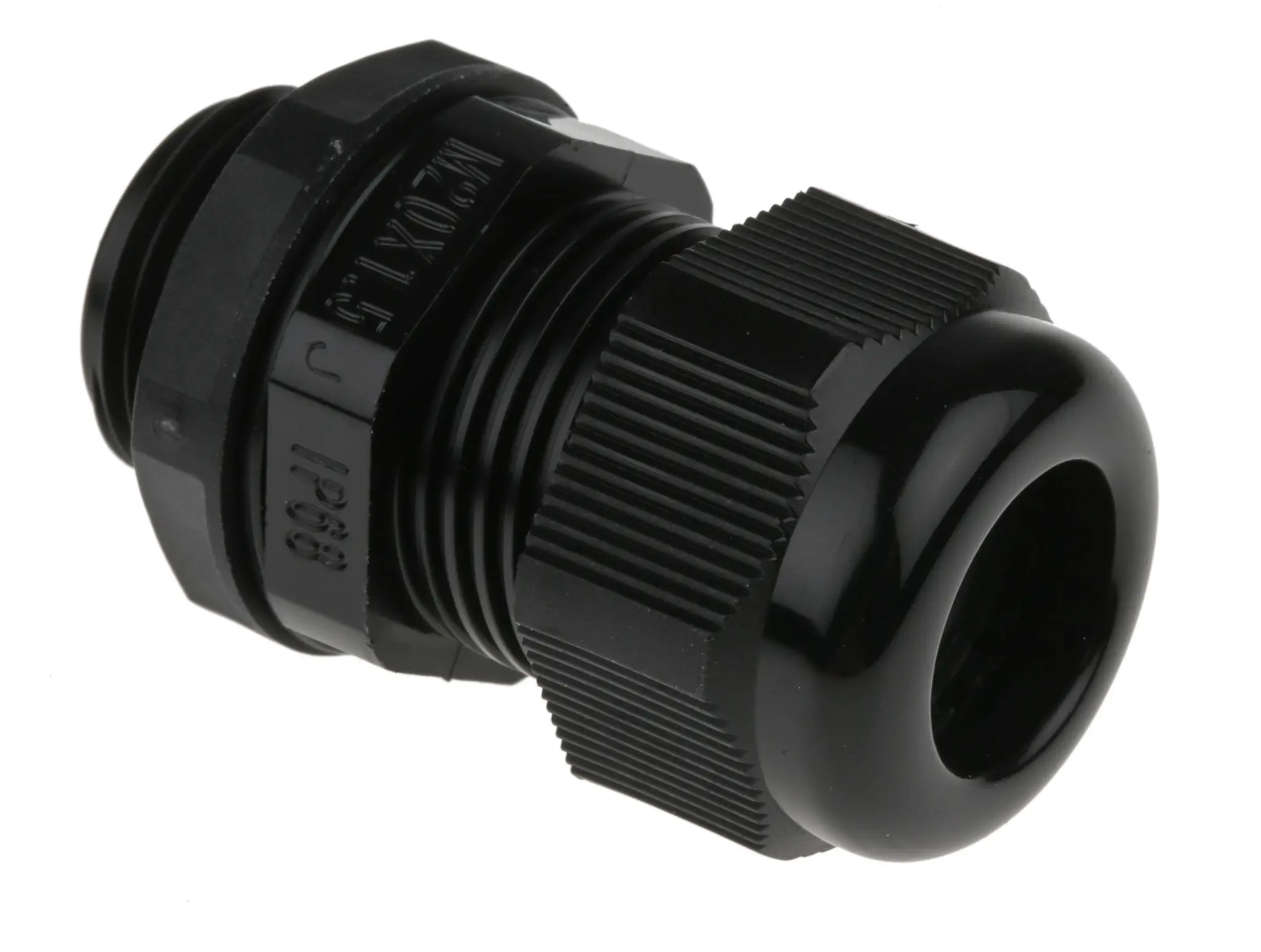 Produktfoto 1 von RS PRO Kabelverschraubung, M20 Nylon Schwarz 6 mm/ 12 mm, IP68