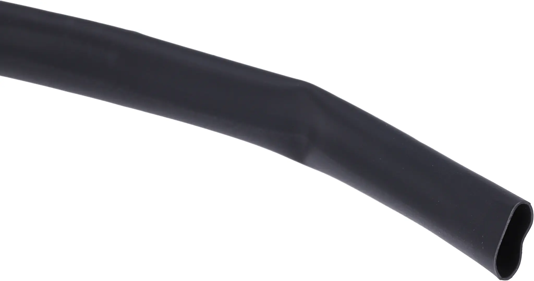 Produktfoto 1 von RS PRO RS PRO Wärmeschrumpfschlauch, Polyolefin Schwarz, Ø 6 mm Schrumpfrate 3:1, Länge 7m